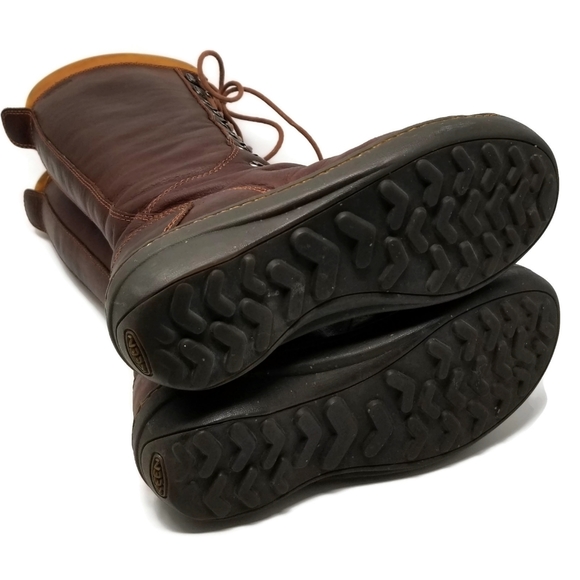 Keen Clara High Leather Lace Up Boots Size 7 - Picture 6 of 10